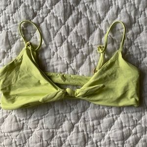 Vitamin A Yellow Bikini Top